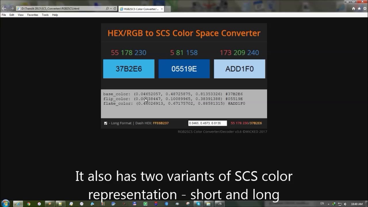 color hex converter